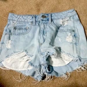 Garage denim shorts